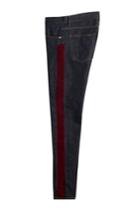Alexander Mcqueen Alexander Mcqueen Slim Jeans With Velvet Stripes