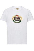 Burberry Burberry Embroidered Cotton T-shirt