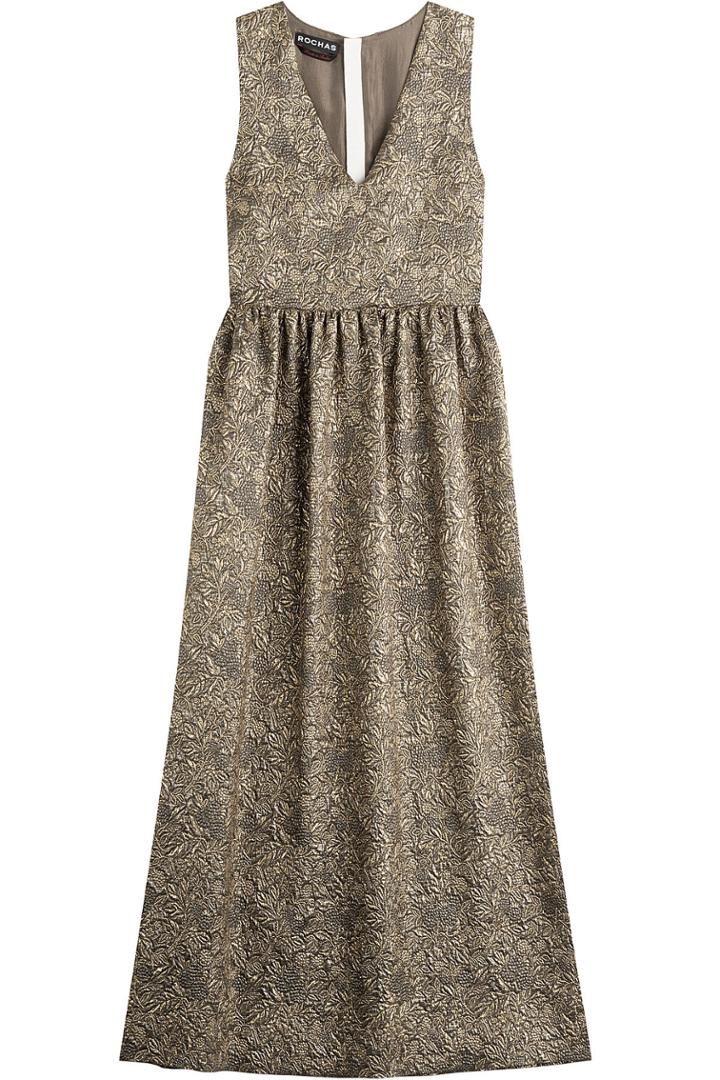 Rochas Rochas Jacquard Dress With Silk