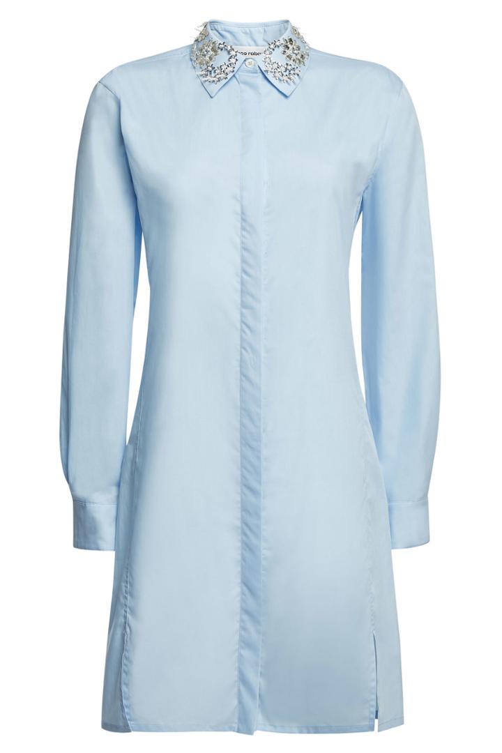 Paco Rabanne Paco Rabanne Cotton Shirt Dress With Embellishment