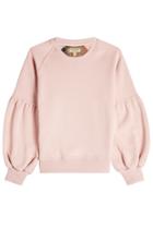 Burberry London Burberry London Cotton Sweatshirt With Voluminous Sleeves - Pink