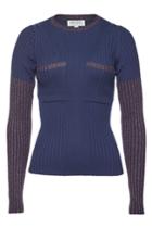 Kenzo Kenzo Ribbed Pullover With Metallic Thread