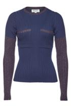 Kenzo Kenzo Ribbed Pullover With Metallic Thread