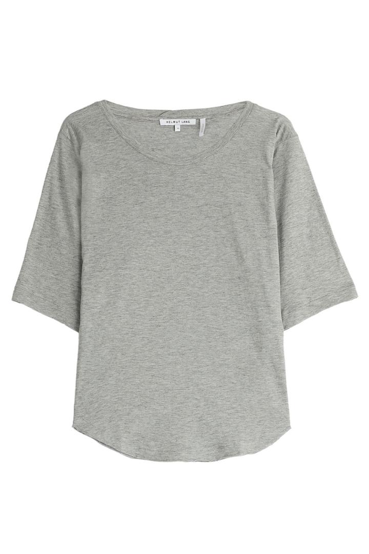 Helmut Lang Helmut Lang Cotton-cashmere T-shirt - Grey