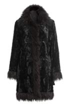 Anna Sui Anna Sui Faux Fur Coat - Black