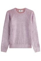 Msgm Msgm Metallic Wool Pullover - Magenta