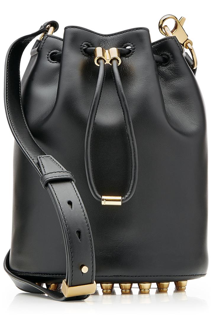Alexander Wang Alexander Wang Leather Alpha Bucket Bag