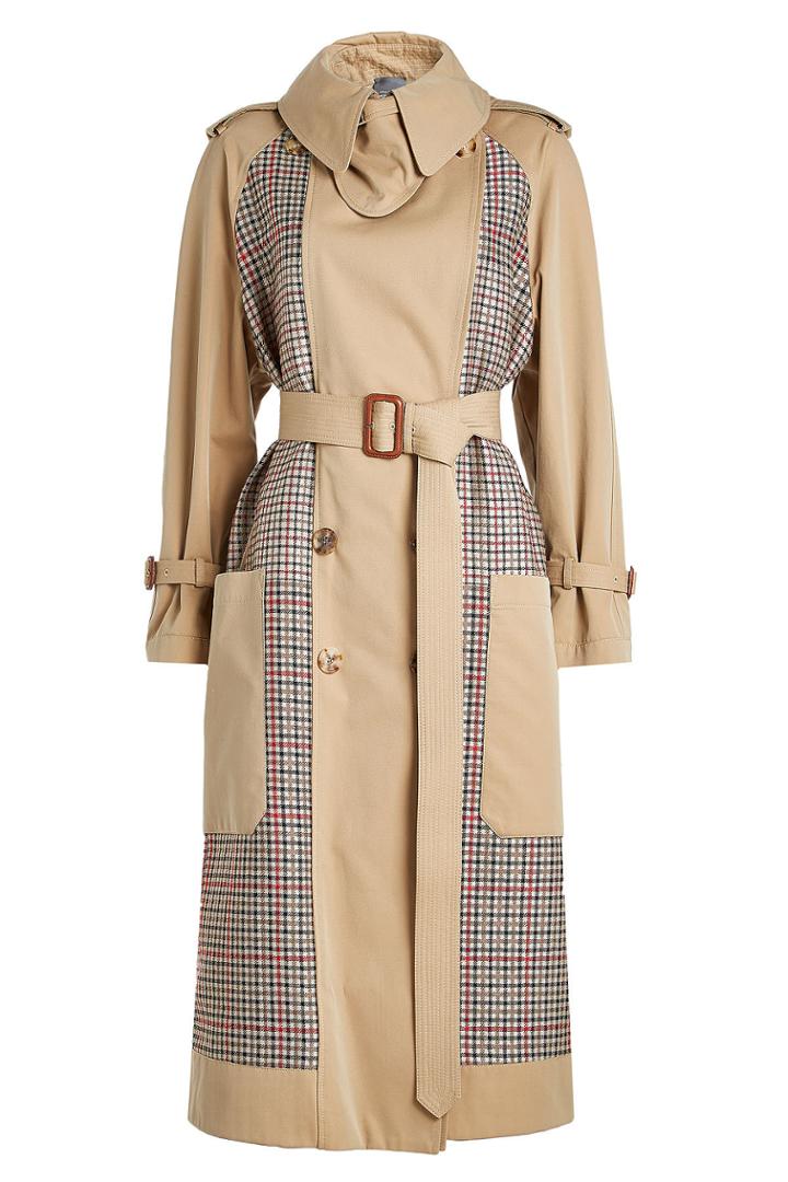 Alexander Mcqueen Alexander Mcqueen Cotton Trench Coat