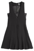 Mcq Alexander Mcqueen Mcq Alexander Mcqueen Dress With Bandeau Insert - Black