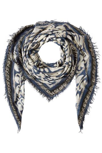 Figue Figue Suzani Print Scarf With Silk