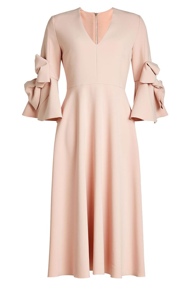 Roksanda Roksanda Silk-blend Dress With Bow Details