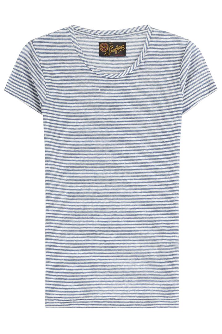 Seafarer Seafarer Striped Linen T-shirt