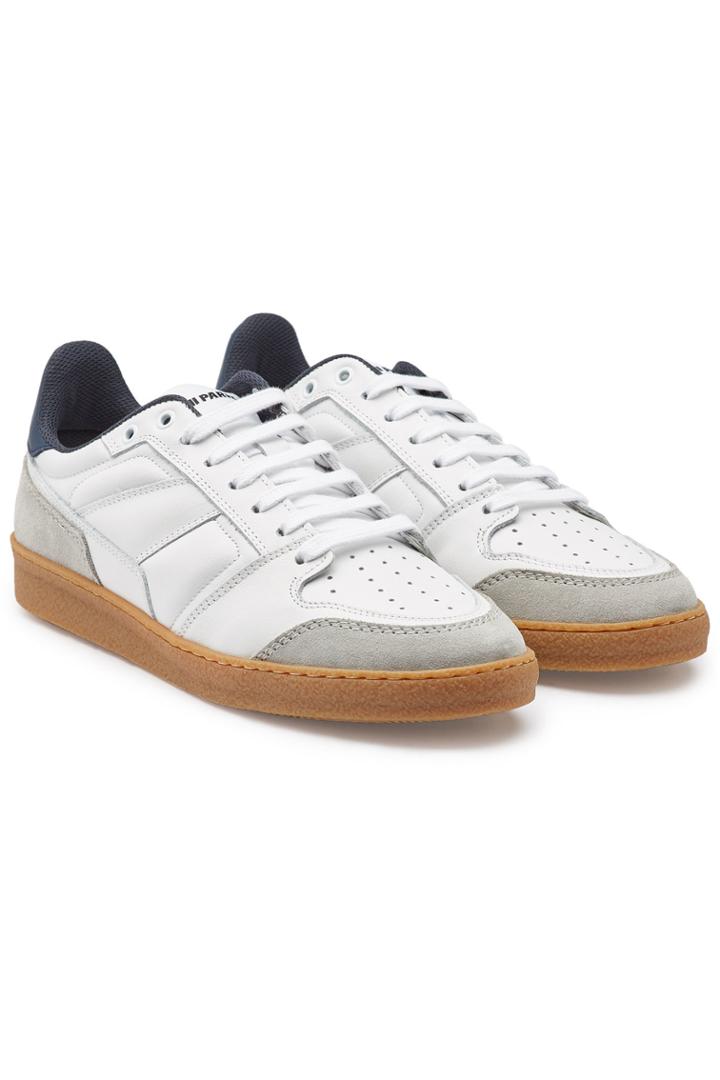 Ami Ami Leather And Suede Low Tops