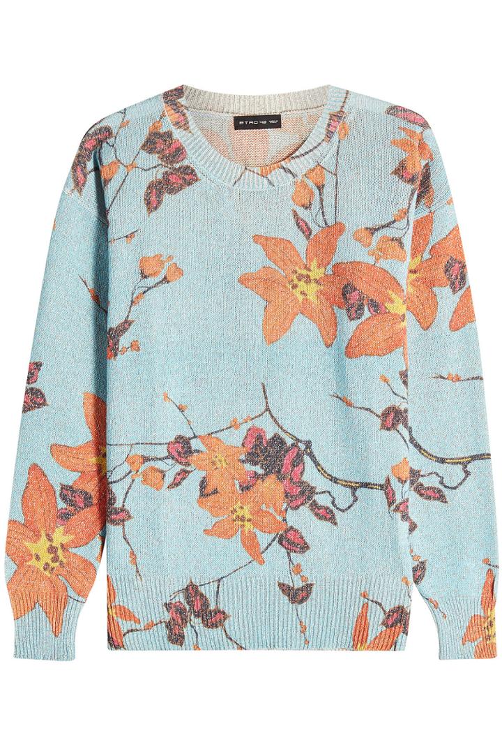 Etro Etro Jasper Pullover With Wool, Cashmere And Metallic Thread