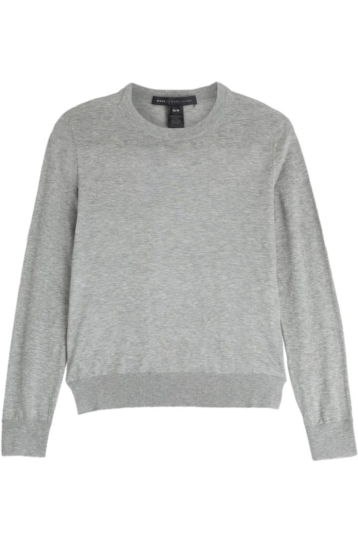 Marc By Marc Jacobs Mercy Cotton And Poplin Combo Sweater