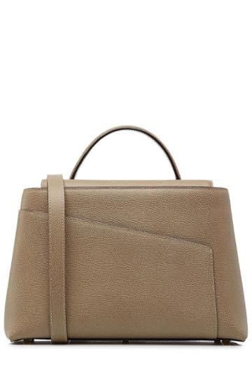 Valextra Spa Valextra Spa Twist 3 Leather Tote - Beige