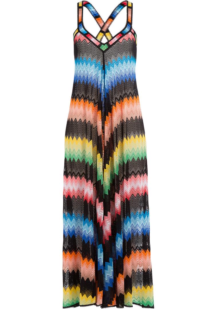 Missoni Mare Missoni Mare Crochet Knit Maxi Dress