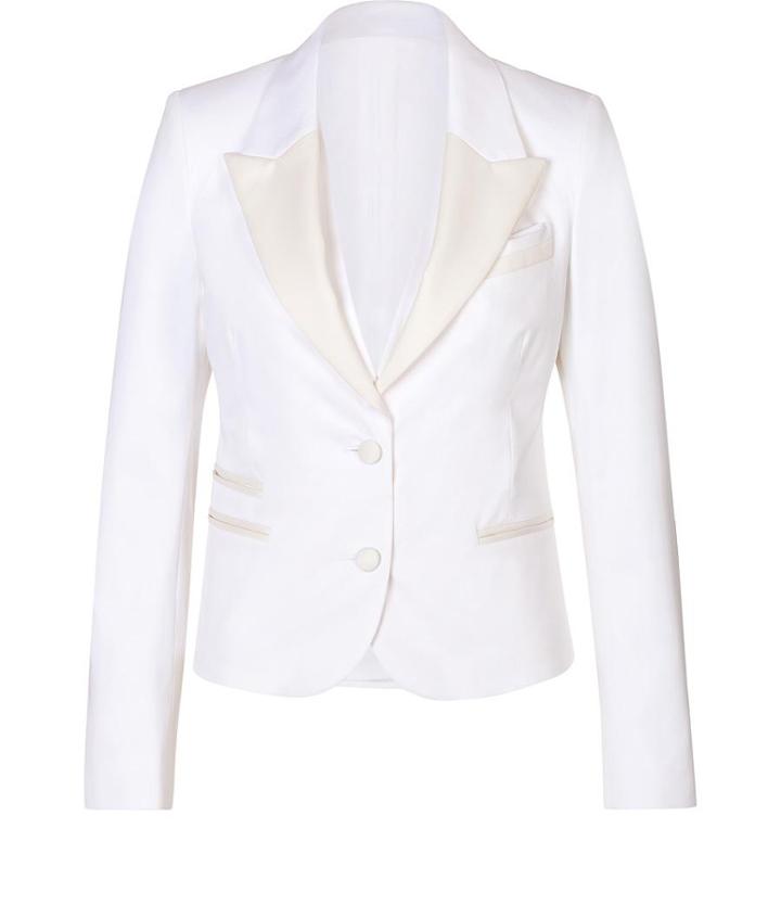 Neil Barrett Stretch Cotton Cropped Blazer-vest