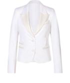 Neil Barrett Stretch Cotton Cropped Blazer-vest