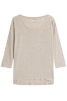 Majestic Majestic Linen Top With Silk - None