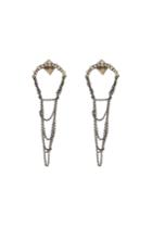 Alexis Bittar Alexis Bittar Chain Earrings With Crystals