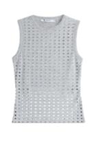 T By Alexander Wang Laser-cut Tank Top