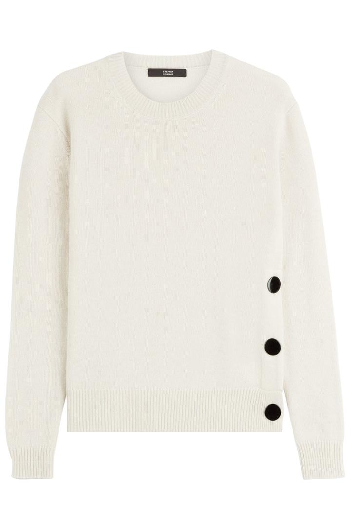 Steffen Schraut Steffen Schraut Cashmere Pullover With Buttons - Beige