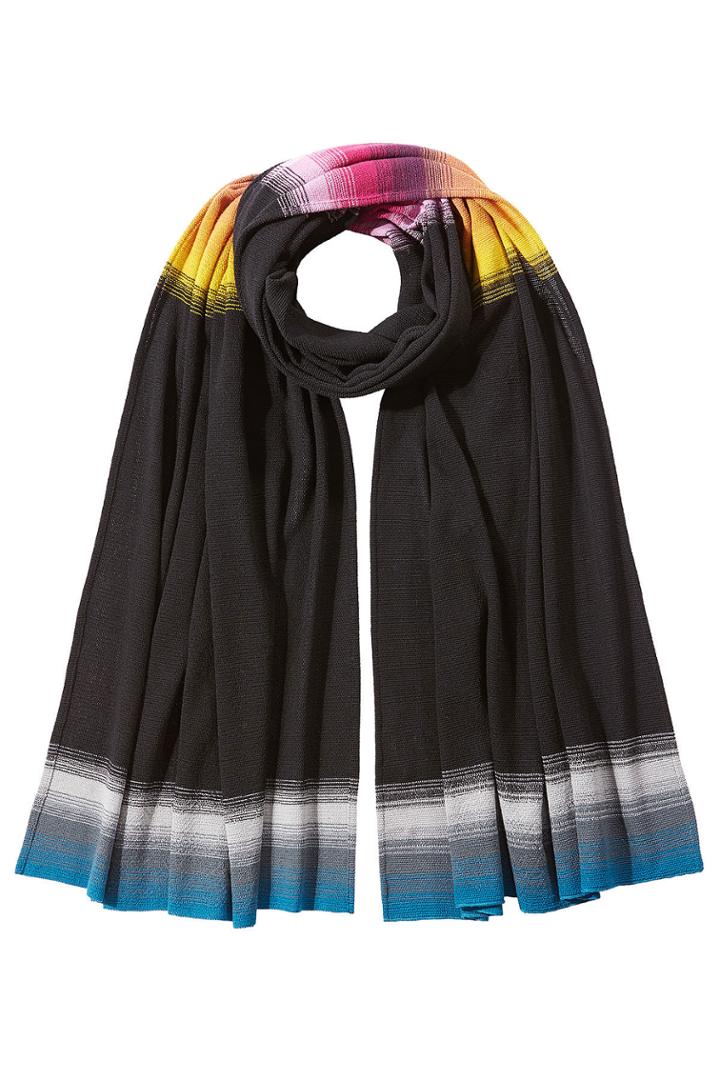 Missoni Missoni Wool Scarf With Stripe Detailing - Multicolored