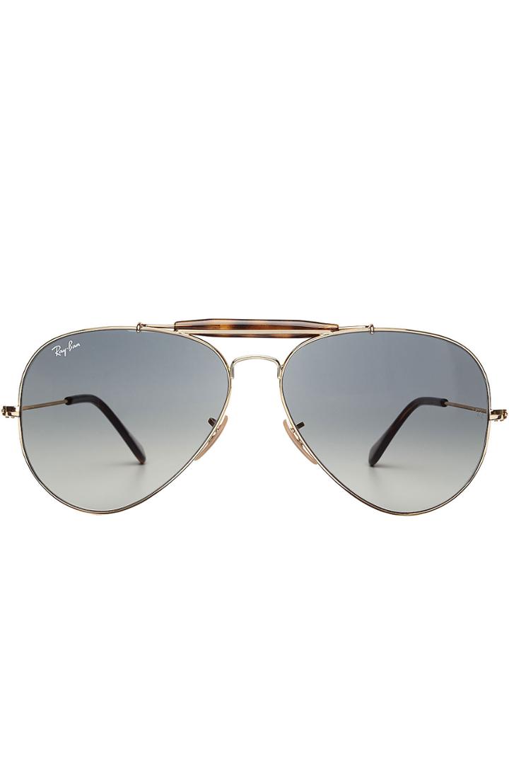 Ray-ban Ray-ban Rb3029 Aviator Sunglasses - Green