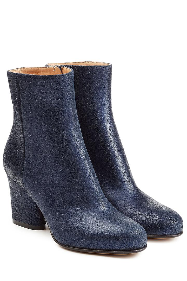 Maison Margiela Maison Margiela Coated Leather Ankle Boots