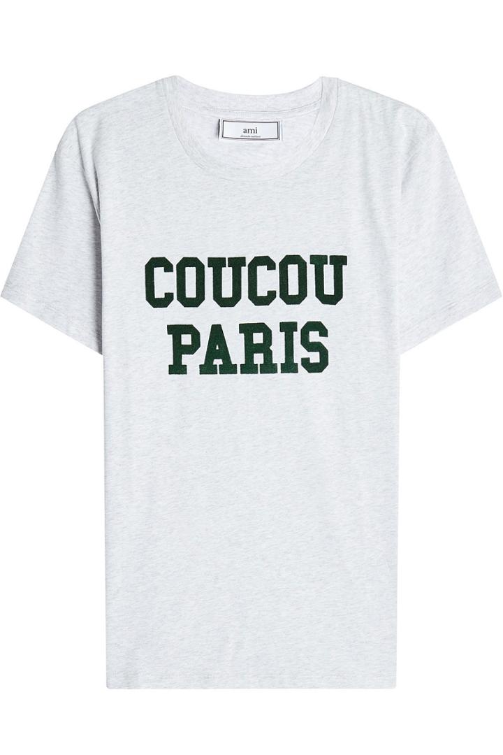 Ami Ami Printed Cotton T-shirt