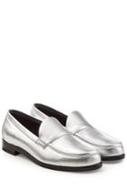 Pierre Hardy Pierre Hardy Metallic Leather Loafers