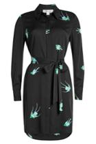 Diane Von Furstenberg Diane Von Furstenberg Printed Wrap Dress With Silk