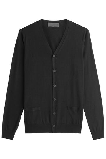 Iris Von Arnim Iris Von Arnim Virgin Wool Cardigan - Black