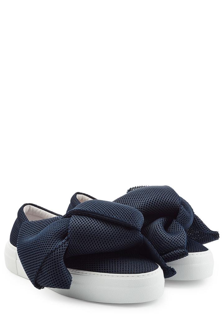 Joshua Sanders Joshua Sanders Bow Slip-on Sneakers - Blue