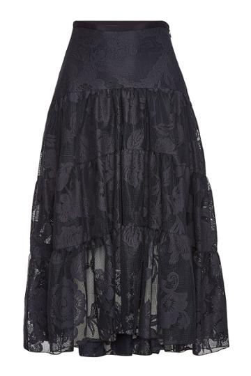 See By Chloé See By Chloé Tiered Skirt With Overlay