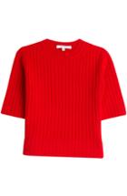 Carven Cropped Wool Top