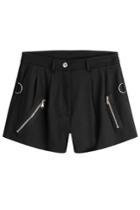 Moschino Moschino Virgin Wool Shorts With Zippers - Magenta