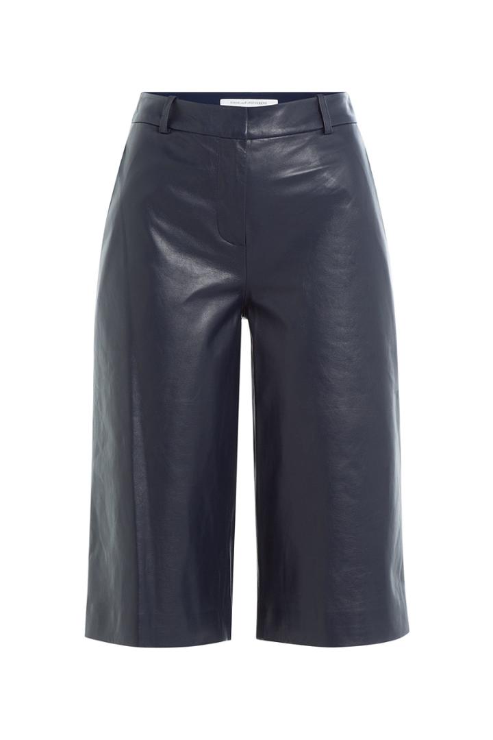 Diane Von Furstenberg Diane Von Furstenberg Leather Culottes