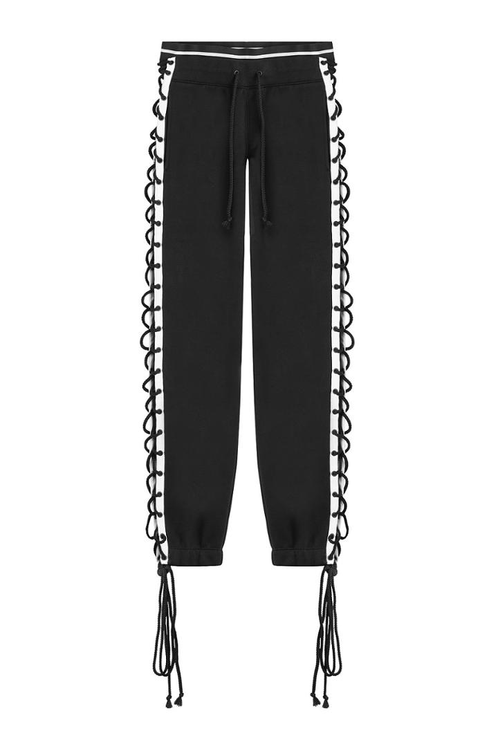 Fentyxpuma By Rihanna Fentyxpuma By Rihanna Cotton Pants With Lace-up Sides - Black