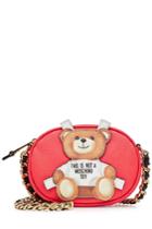 Moschino Moschino Leather Shoulder Bag With Teddy Bear Patch