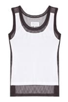 Maison Margiela Maison Margiela Cotton Mesh Panel Tank Top - Multicolored