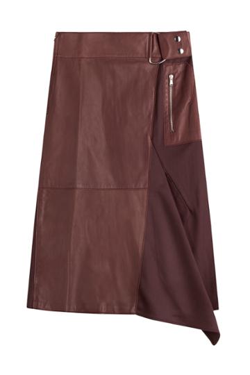 3.1 Phillip Lim 3.1 Phillip Lim Silk-leather Skirt - None