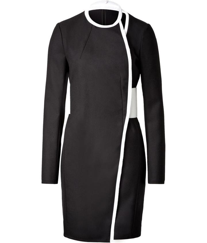 Paco Rabanne Wool Two-tone Dress