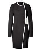 Paco Rabanne Wool Two-tone Dress