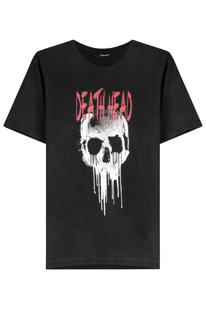 The Kooples The Kooples Printed Cotton T-shirt - Black