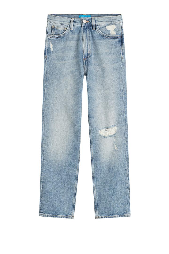 Mih Jeans Mih Jeans Jeanne Cropped Jeans - Blue