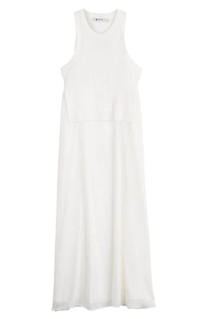 T By Alexander Wang T By Alexander Wang Mixed-media Dress