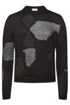 Saint Laurent Saint Laurent Sequin Pullover With Wool And Mohair