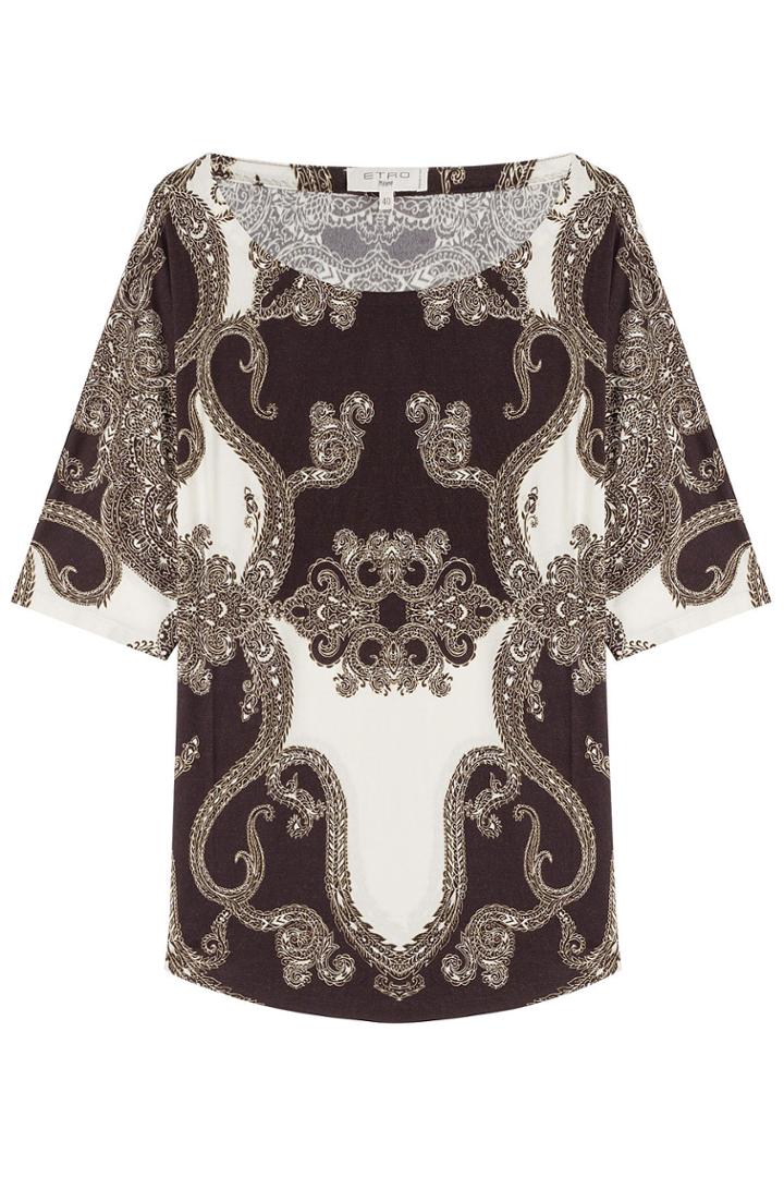 Etro Etro Printed Jersey Top - Multicolored